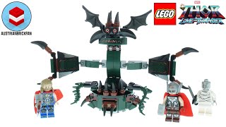 LEGO Marvel Thor Love and Thunder 76207 Attack on New Asgard Speed Build by AustrianLegoFan