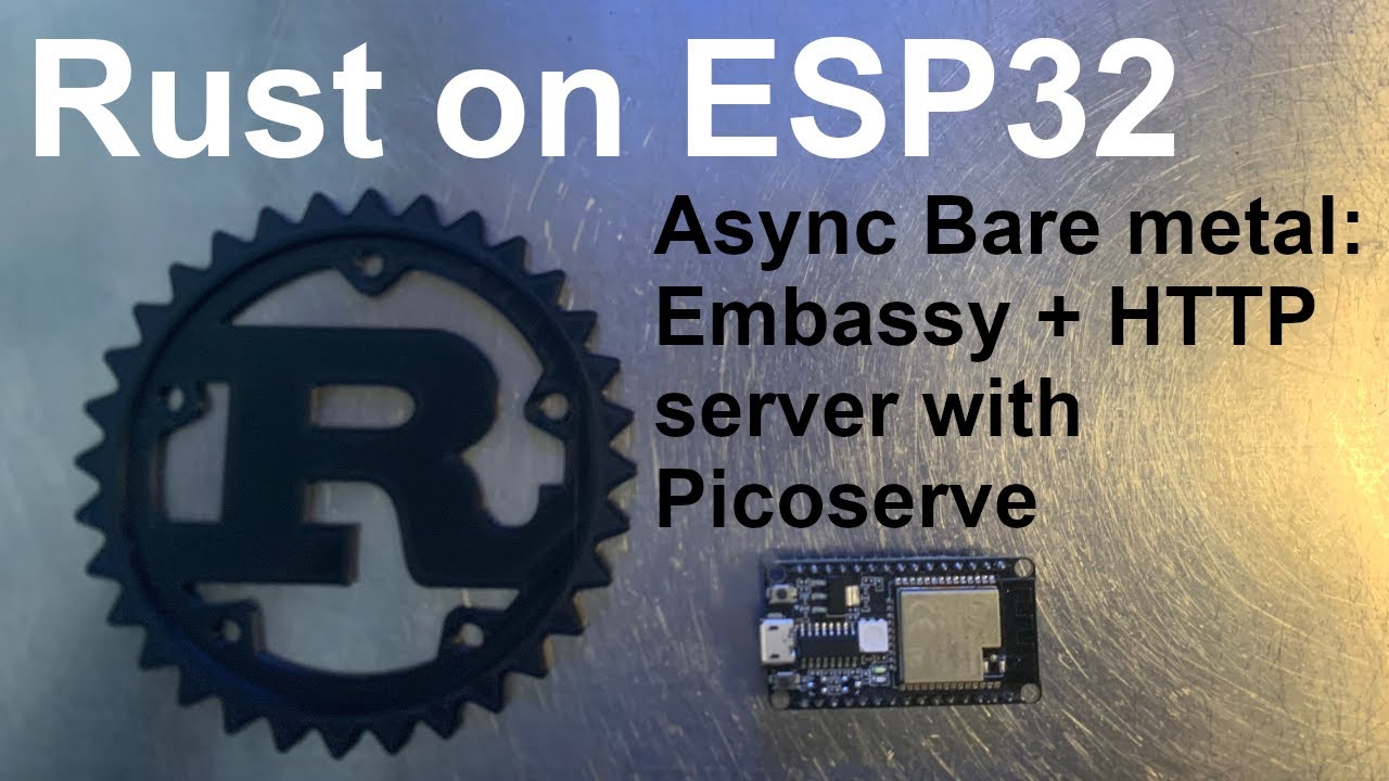Async Rust on ESP32 + Embassy: HTTP Server using picoserve