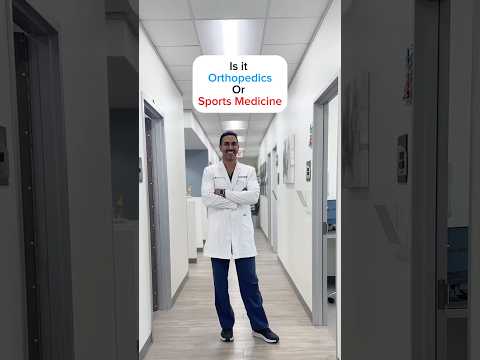 Is it Orthopedic or Sports Medicine? 🤔With Orthopedic Surgeon Dr. Karthik Jonna