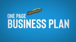 How to Write a One Page Business Plan for your Digital Agency in 2022
