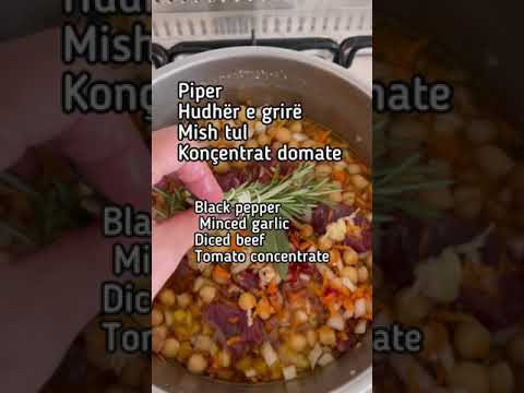 Video thumbnail: Gjellë me Qiqra - Receta e Plotë