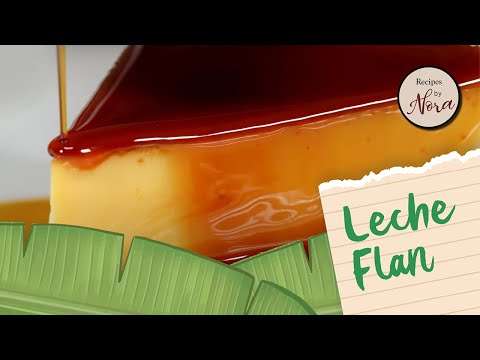 Oven-Baked Leche Flan Recipe | Easy Filipino Custard Dessert with Smooth Caramel