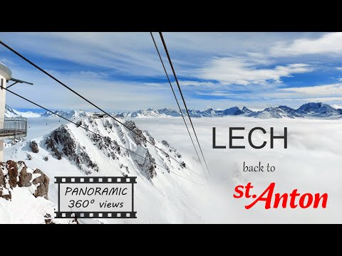 Lech to St Anton - Gondolas, lifts and ski - Can you ski there? | #skiing | #resort | #alps |