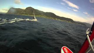 preview picture of video 'Windsurfing Ulsteinvik'