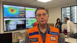 Atualização 16 h: Prefeito Topazio Neto atualiza sobre a situação das chuvas em Florianópolis