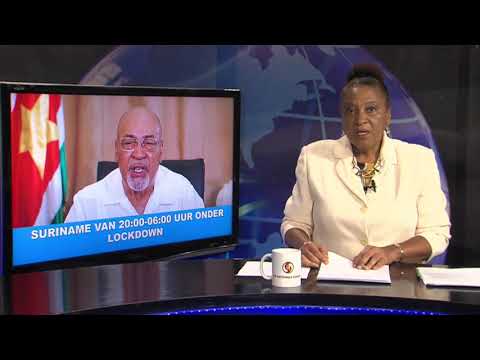 Suriname s' avonds onder lockdown STVS JOURNAAL 28 mrt 2020