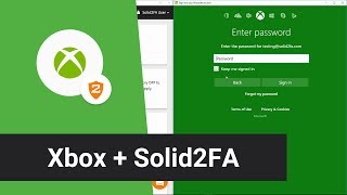 Xbox + Solid2FA — Secure 2-Step Login for your Xbox Account