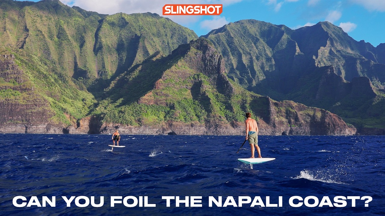EPIC NāPali Coast Boat Adventure | Slingshot Foil