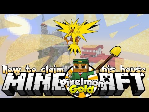Minecraft Pixelmon Gold #39 'How to Claim his house'