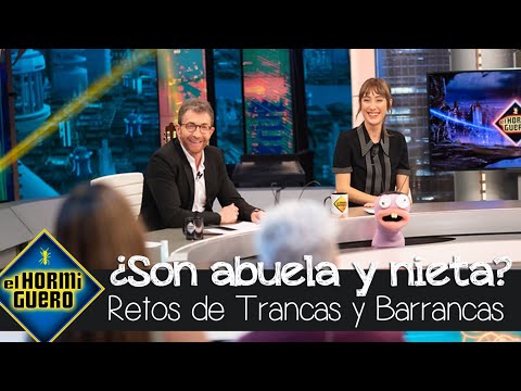 Almudena Amor, contra las cuerdas en el juego familiar de Trancas y Barrancas - El Hormiguero