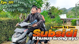 Download lagu SUBSIDI KHUSUS WONG AYU || Dagelan Ra Jowo Eps. 181 || Film Pendek Lucu mp3 Download lagu SUBSIDI KHUSUS WONG AYU || Dagelan Ra Jowo Eps. 181 || Film Pendek Lucu mp3