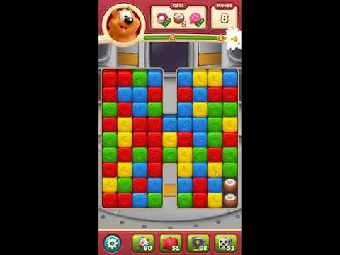 Toon Blast Level 3034 - NO BOOSTERS 🐻🐺🐱 | SKILLGAMING ✔️