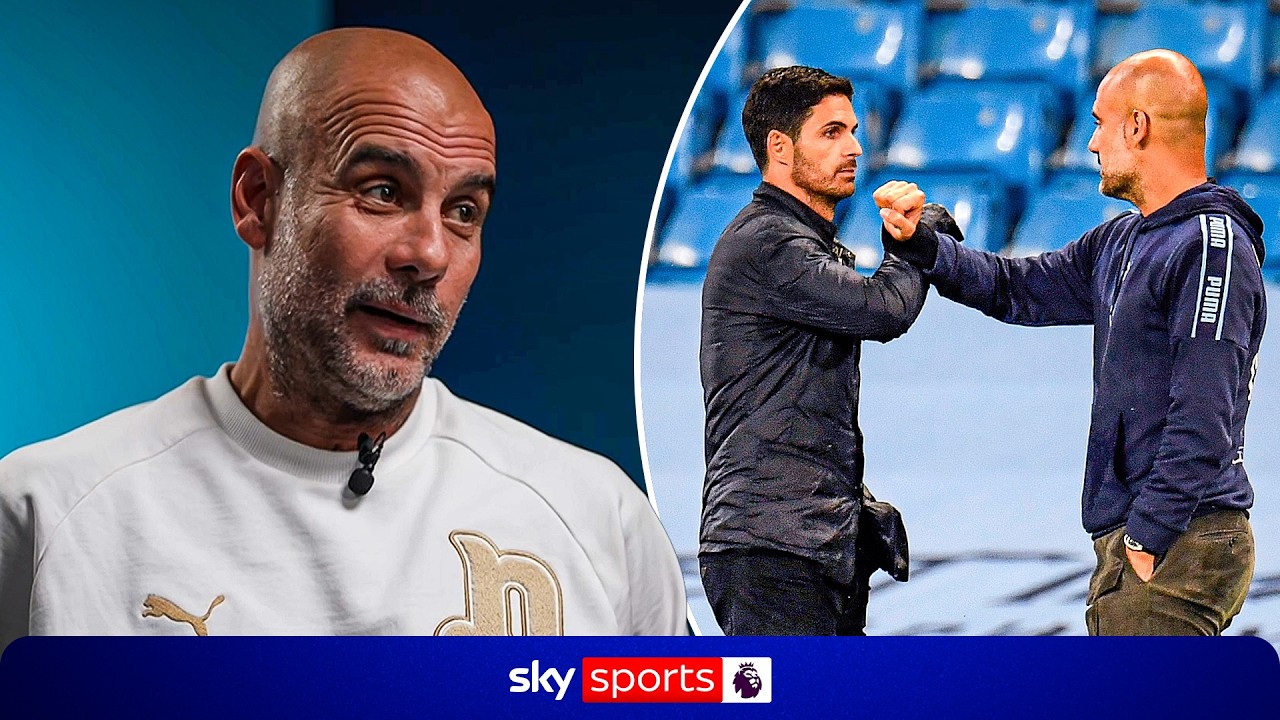 Pep Guardiola on the title race, Arsenal & more! 👀