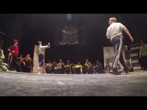 Finał kids battle - bboying do 13 lat  -Myśliwy i Borowik vs Emilka i Oliwier Entry Street Mrągowo