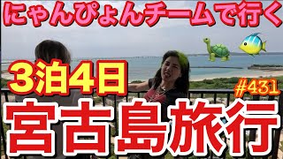 3泊４日で宮古島旅行ににゃんぴょんチームで行ったけど安定のドタバタ旅で亀も逃げそうで草