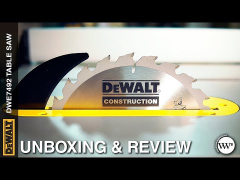 DeWalt pjovimo staklės DWE7492 video