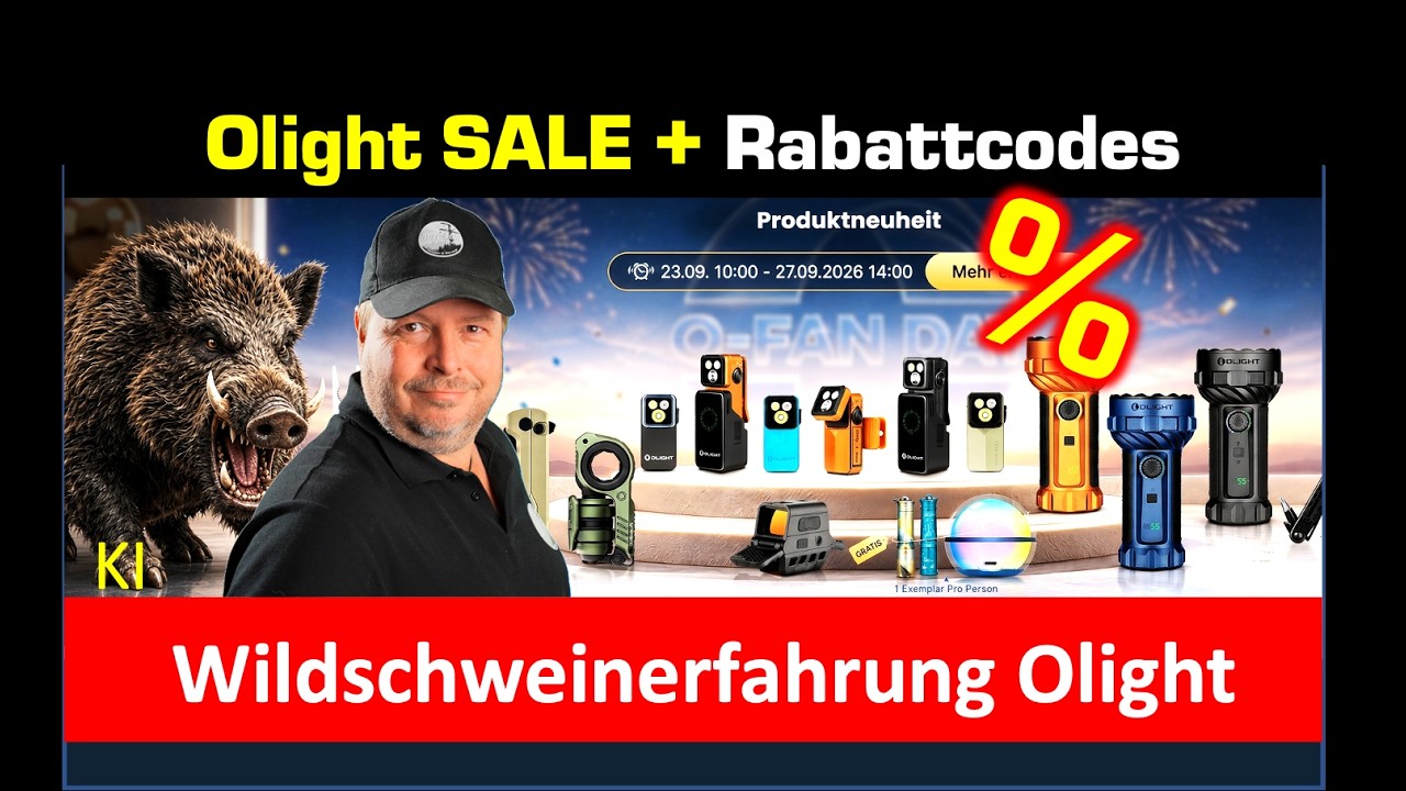 Olight SALE - NEU Marauder 3 - Marauder Mini 2 - SEEKER Ultra - Baton Ultra - Warrior 3 +Rabatcodes