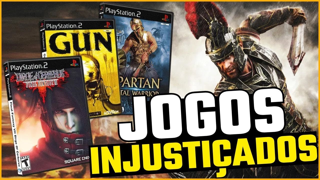 Jogos INJUSTIÇADOS do PLAYSTATION 2