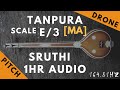 Tanpura Sruthi - Drone - E Scale or 3 Kattai - Ma (Madhyamam/ Madhyam) - 164.81Hz