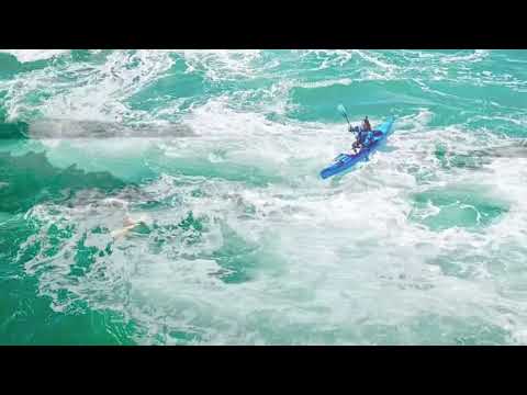 Paddling on the edge of Penrhyn Mawr