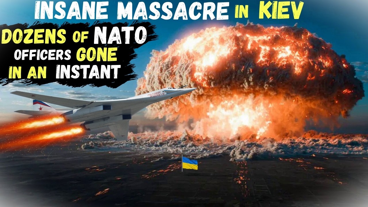 KIEV was Swallowed by a Giant FireBall┃Russia BLEW up Zelensky's Underground Plant at a Depth of 40m