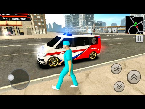 Emergency Police Ambulance Rescue Simulator #2 - City Accidents - Android Gameplay