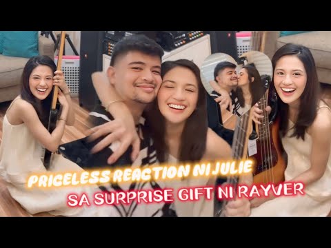 PRICELESS REACTION NI JULIE ANNE SAN JOSE SA SURPRISE GIFT NI RAYVER CRUZ #celebrity #love #fypシ゚
