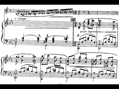 Vladimir Peskin - Concerto No. 1 in C Minor for Trumpet and Piano (1948) [Score-Video]