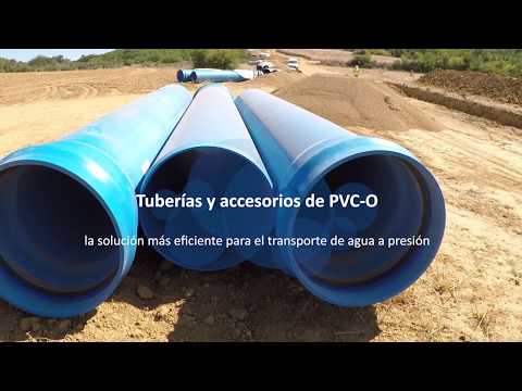 Instalación de tuberías de PVC-O de grandes diámetros