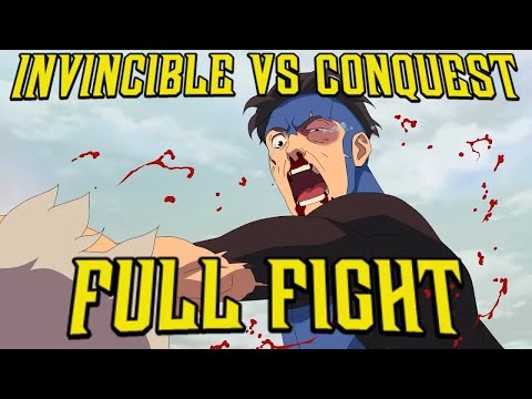 Invincible Vs Conquest Full Fight Mark vs Conquest BRUTAL Final Battle