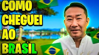 Minha chegada no Brasil.