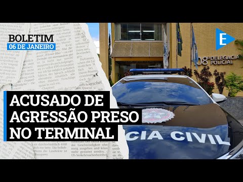 Acusado de violência doméstica é detido no Centro de Três Rios - Boletim do Dia | 06/01/2021