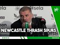 WORRIED to face Arsenal and City? Ange reacts after Spurs thrashed AGAIN! | Newcastle 4-0 Spurs