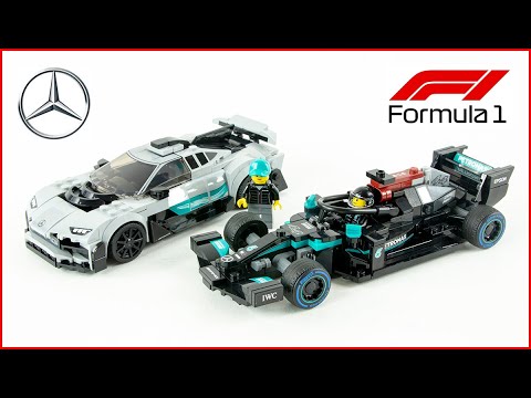 Vidéo LEGO Speed Champions 76909 : Mercedes-AMG F1 W12 E Performance et Mercedes-AMG Project One