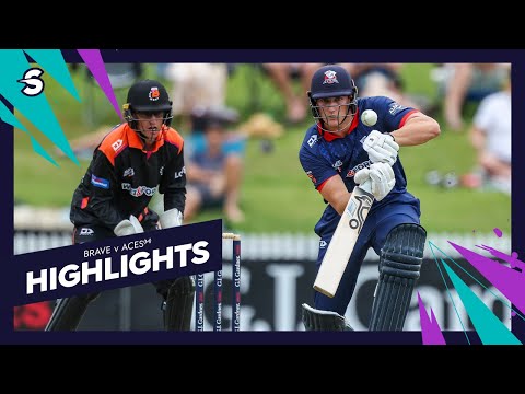 Jacobs 50 In Super Smash Opener! - Northern Brave (m) vs. Auckland Aces - Match Highlights