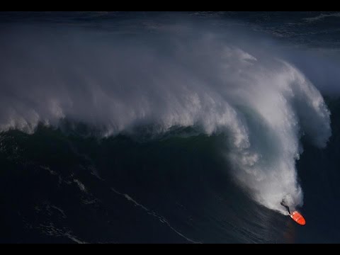 TOM BUTLER XXL BIG WAVE WIPEOUT PORTUGAL AFTER PREVIOUS 2015 and 2017 XXL ENTRY