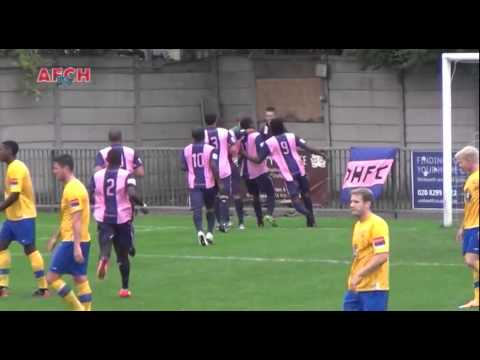 Dulwich Hamlet 2 AFC Hornchurch 0 (20 Sep 14) - Vidal goal