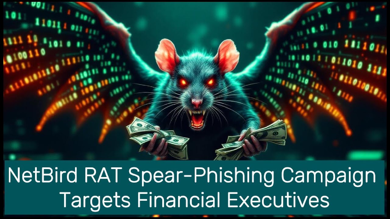 NetBird RAT Spear-Phishing Campaign Targets Financial Executives