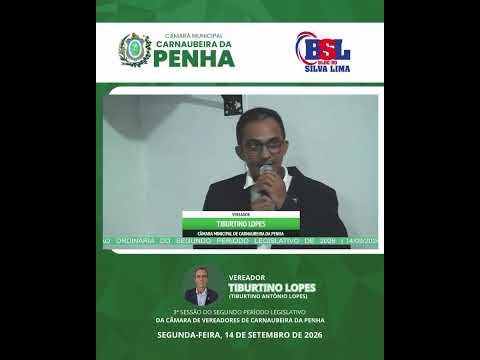 Vereador Tiburtino Lopes de Carnaubeira da Penha-PE.