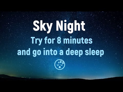 Try not to Fall asleep in 8 minutes 😴 | Beautiful starry sky 🌟| 4K UHD