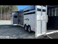 2020 Merhow 3 Horse Trailer with 14' Living Quarters