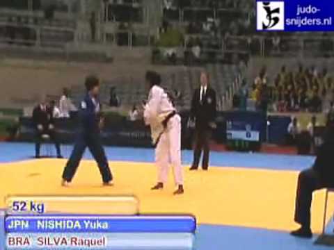 Judo 2009 Rio de Janeiro: Nishida (JPN) - Silva (BRA) [-52kg].