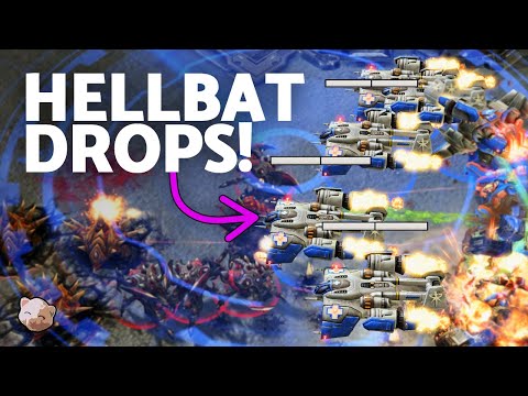 StarCraft 2 - HELLBAT DROPS ARE SICK! Medivac Mech is legit | ICYFAR "New Years Resolution" #2