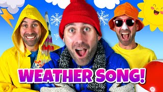 🌤️ The Weather Song! | Learn Weather for Kids | Mooseclumps