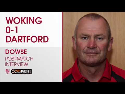 Woking 0 - 1 Dartford | Dowse Interview
