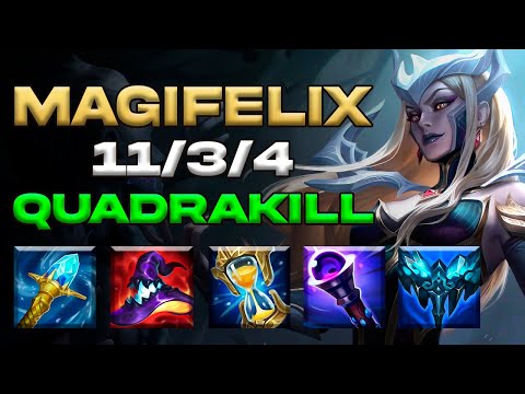 MagiFelix Cassiopeia vs Swain / LOL EUW Challenger Patch 12.10