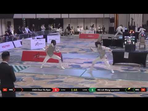 Asian Champs 2025 SMF - L8 - Ryan Choi HKG v Lawrence Ng HKG