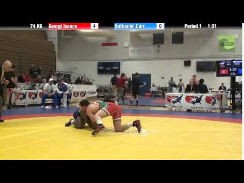 74 KG R16 - Georgi Ivanov (Bulgaria) vs. Nathaniel Carr (TMWC)