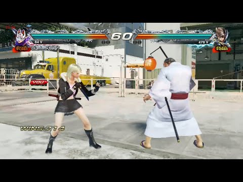 416_3 Kunimitsu vs Lars - Tekken 7 ( Uchiha x24 ) PC sin Grafica