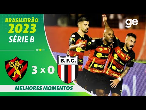 Gols e lances de Sport x Botafogo-SP